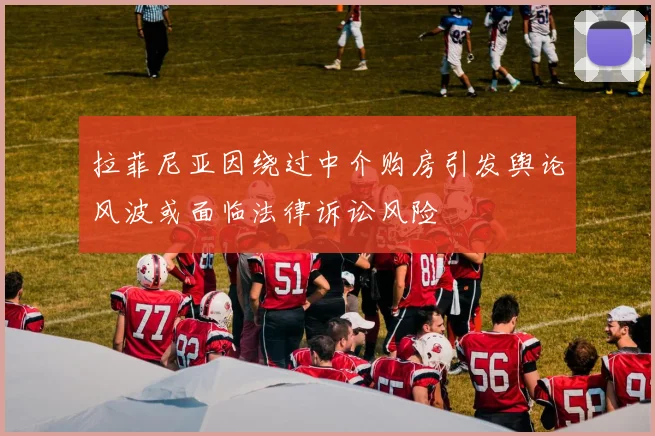 拉菲尼亚因绕过中介购房引发舆论风波或面临法律诉讼风险